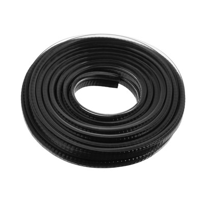 Защитная накладка на двери автомобиля, металлический сердечник, 5 м, чёрный