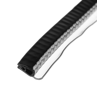 Защитная накладка на двери автомобиля, металлический сердечник, 5 м, чёрный