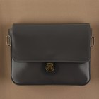Застёжка для сумки, пришивная, 6 × 4 см, цвет чёрный/бронзовый - Фото 4
