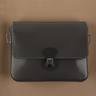 Застёжка для сумки, пришивная, 6×4 см, цвет чёрный, чёрный никель - Фото 5