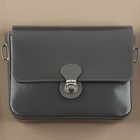 Застёжка для сумки, пришивная, 6×4 см, цвет серый, серебряный - Фото 5