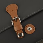 Застёжка для сумки на кнопке, 8 × 3 см, цвет коричневый - Фото 8