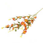 цветы искусственные клематис 110 см оранжевый - Фото 1