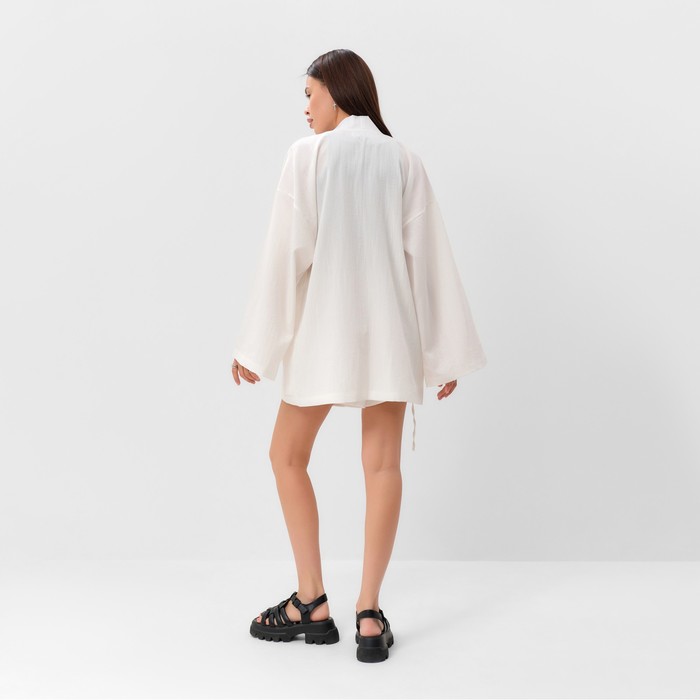 Костюм женский (кимоно и шорты) MIST Summer time, белый, р.42 66042