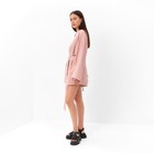 Костюм женский (кимоно, шорты) MIST Summer time, цвет пудра, размер 44 - Фото 3