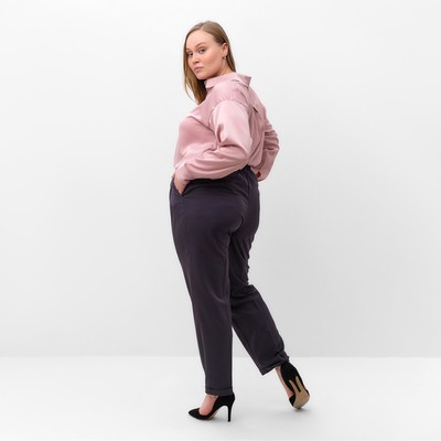 Брюки женские MIST plus-size, размер 52, серые