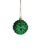 Ёлочные игрушки «Гармония», шары новогодние, набор 9 шт., d=5.5 см, зелёный/белый 9510244