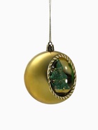 Ёлочные игрушки «Праздник», шары новогодние, d=8 см, набор 4 шт., красный/золото - Фото 8