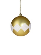 Ёлочные игрушки «Льдинки», новогодние, набор 19 шт., бело-золотой 9510305