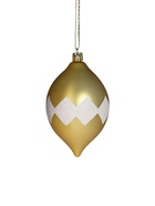 Ёлочные игрушки «Льдинки», новогодние, набор 19 шт., бело-золотой 9510305