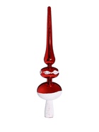 Ёлочные игрушки «Льдинки», новогодние, набор 19 шт., красно-золотой - фото 8082818