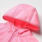 Бомбер (джемпер) с капюшоном для девочки MINAKU, цвет розовый, рост 122 см - Фото 9