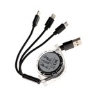 Кабель 3 в 1 MB mobility, USB - microUSB/Lightning/Type-C, 2 А, рулетка, черный - фото 51465534 Кабель 3 в 1 MB mobility, USB - microUSB/Lightning/Type-C, 2 А, рулетка, черный - фото 51465534