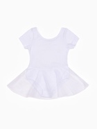 Боди с юбкой, рост 104 см, цвет белый - Фото 1