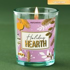 Новогодняя свеча в стакане с сюрпризом внутри «Hearth», аромат пачули - фото 320112238