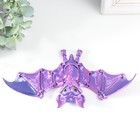 Сувенир-антистресс "Летучая Мышь Бартог" 23,5х11,5х3,8 см, сиреневый - фото 24256291