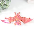 Сувенир-антистресс "Летучая Мышь Бартог" 23,5х11,5х3,8 см, розовый хамелеон - фото 24256303