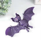 Сувенир-антистресс "Летучая Мышь Бартог" 23,5х11,5х3,8 см, фиолетовый - фото 24256307