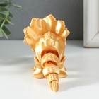 Сувенир-антистресс "Трицератопс Терентий" 13,5х3,5х7,5 см, жёлтый - фото 22676320