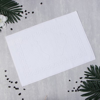 Полотенце для ног «Этель» Hotel, 50×70 см, хлопок 100%, белое