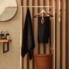 Полотенце махровое «Этель. Терри», 50×90 см, хлопок 100%, чёрное - Фото 1