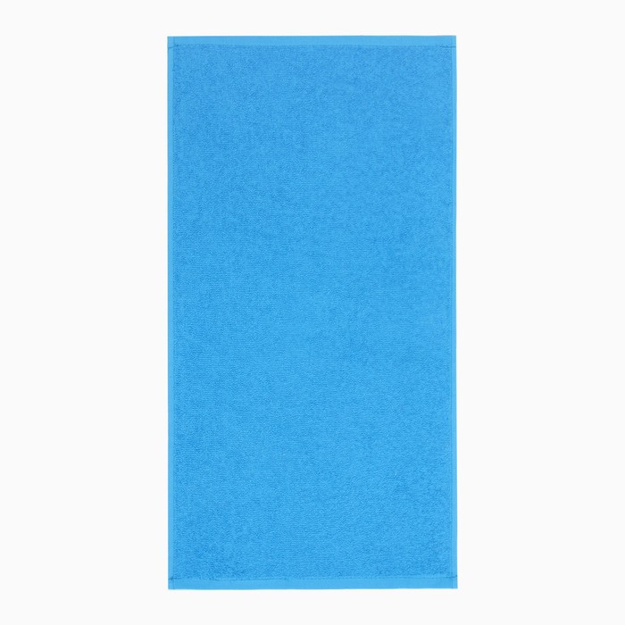Полотенце  махровое Экономь и Я 30*60 см, цв. лазурно-синий, 100% хлопок, 350 гр/м2 - фото 1907810347