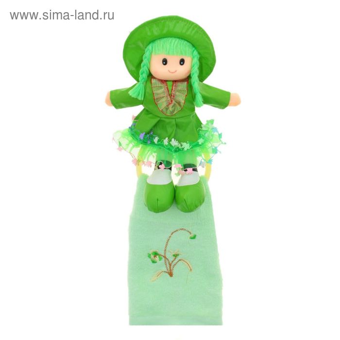 Мягкая игрушка кукла держатель+полотенце "Катрин", цвета МИКС - Фото 1