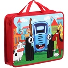 Папка пластиковая с ручками А4, на молнии, 7.5×33×26 см, «Синий трактор» - Фото 5