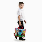 Папка пластиковая с ручками А4, на молнии, 7.5×33×26 см, «Синий трактор» - Фото 7