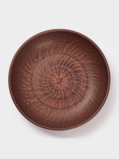 Салатник «Колос», 1 л, 21×5 см, красная глина