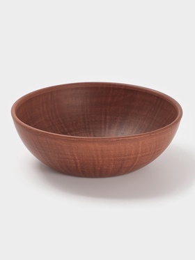 Салатник «Гладь», 1 л, 18.5×6 см, красная глина