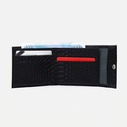 Кошелёк женский на кнопке, цвет чёрный - фото 22645247