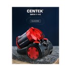 Пылесос Centek CT-2528, 2000/350 Вт, 1.5 л, мультициклон, красный - Фото 6