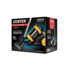 Пылесос Centek CT-2529, 2000/350 Вт, 2 л, мультициклон, жёлтый 9899060 - фото 58208