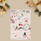 Наклейки бумажные на подарки «Верь в мечту», 14 х 21 см, Новый год - Фото 1