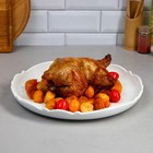 Блюдо «Волна», 36 см, 1.5 л, круглое, фарфор, Иран - Фото 2