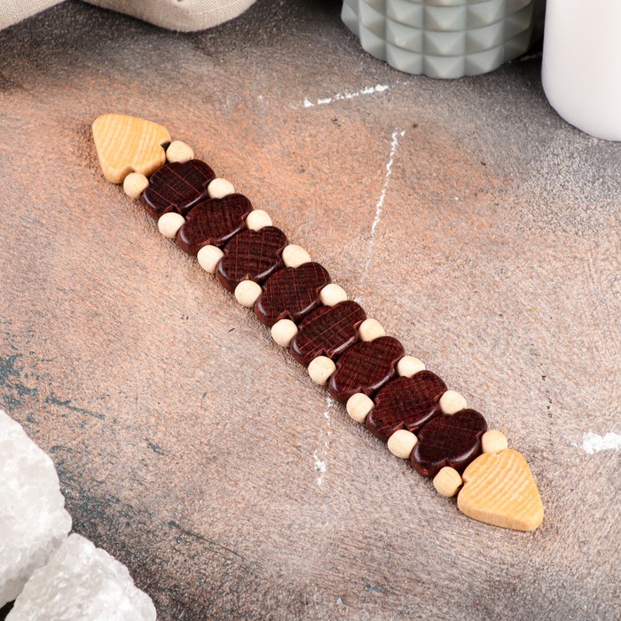 Четки перекидные Доброе Дерево «Змейка» 19 см, микс - Фото 1