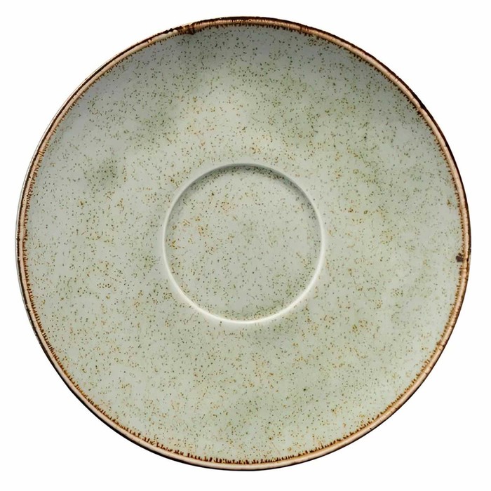 Блюдце Kutahya Porselen Pearl Lima, 12 см, цвет зелёный - Фото 1