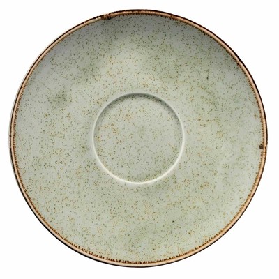Блюдце Kutahya Porselen Pearl Lima, 16 см, цвет зелёный
