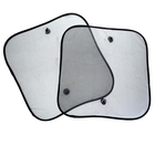 набор шторок на боковое стекло 50*50 см 2 шт на присосках серая - Фото 1