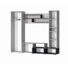 Стенка в гостиную «Юна», с шкафами, с полками, 2200×480×1870 мм, цвет анкор светлый/графит - Фото 2