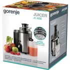 Соковыжималка Gorenje JC400E, шнековая, 400 Вт, 1.6 л, серебристо-чёрная - фото 51341956 Соковыжималка Gorenje JC400E, шнековая, 400 Вт, 1.6 л, серебристо-чёрная - фото 51341956