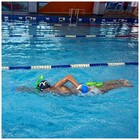 Лопатка для плавания ONLYTOP, р. S/M, цвет синий - Фото 5