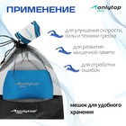Лопатка для плавания ONLYTOP, р. L/XL, цвет синий - Фото 3