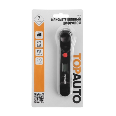 Шинный манометр TOPAUTO, до 7 атм