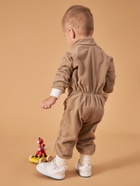 Комбинезон детский флисовый, бежевый, рост 86-92 см 9447399