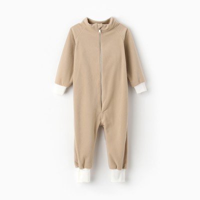 Комбинезон детский, бежевый, рост 98-104 см