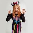 Карнавальный набор «Радужный скелетик», платье и ободок, р. S - Фото 6