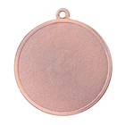 Медаль призовая 197 диам 5 см. 3 место. Цвет бронз. Без ленты - фото 4003243