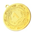 Медаль призовая 198, d= 5 см. 1 место. Цвет золото. Без ленты - Фото 3
